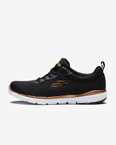 Skechers flex appeal 3.0 shop kadin spor ayakkabi 13070-bkrg